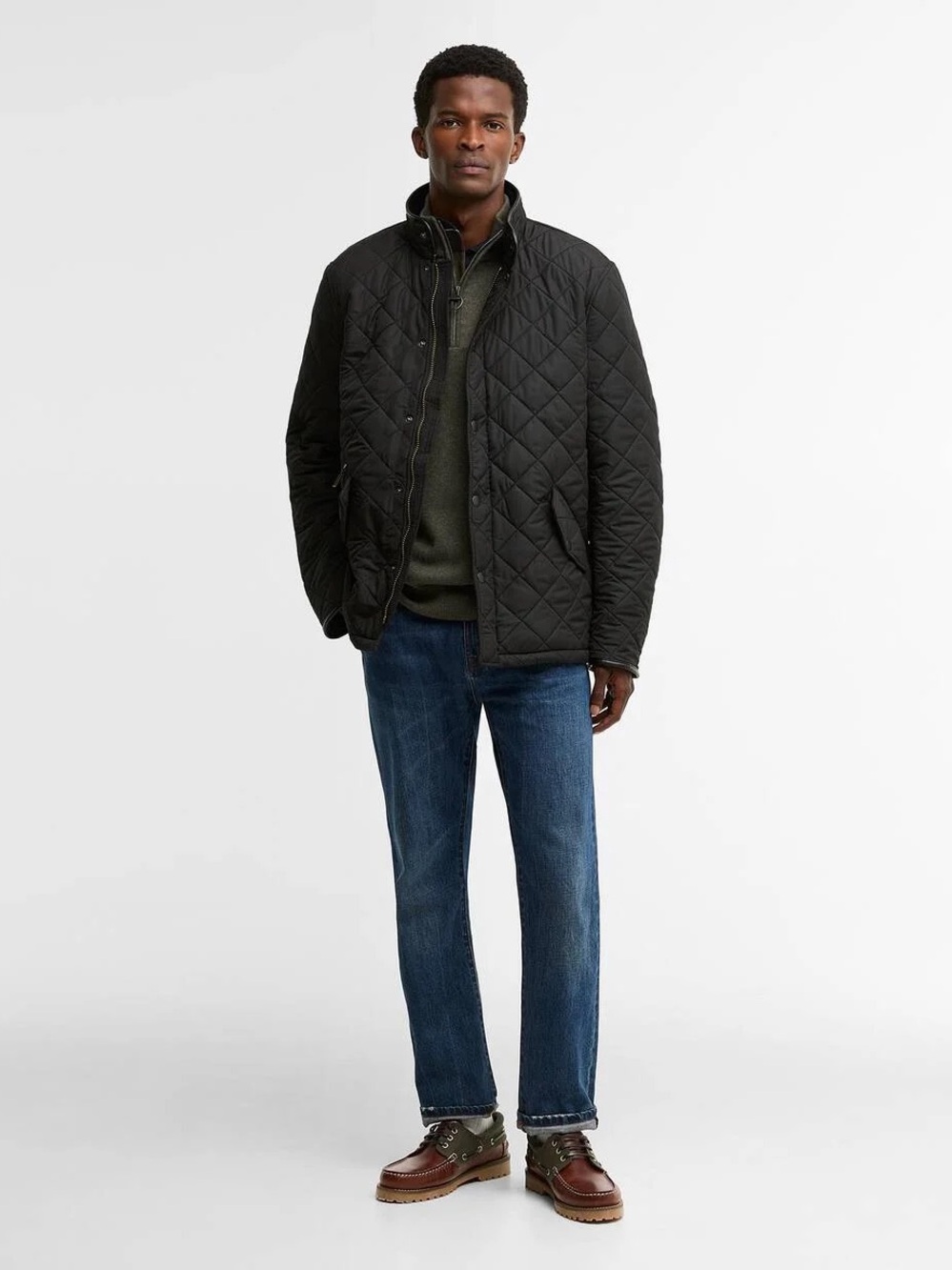 Barbour Black Quilted Puffer Jacket